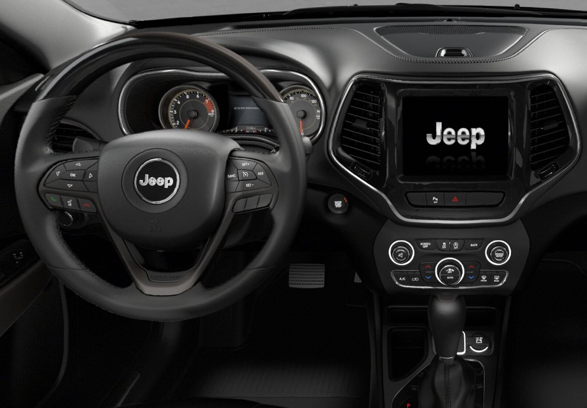 2019 Jeep Cherokee Overland Front Dashboard Interior